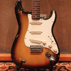 Vintage 1973 Fender Stratocaster Tobacco Sunburst Guitar