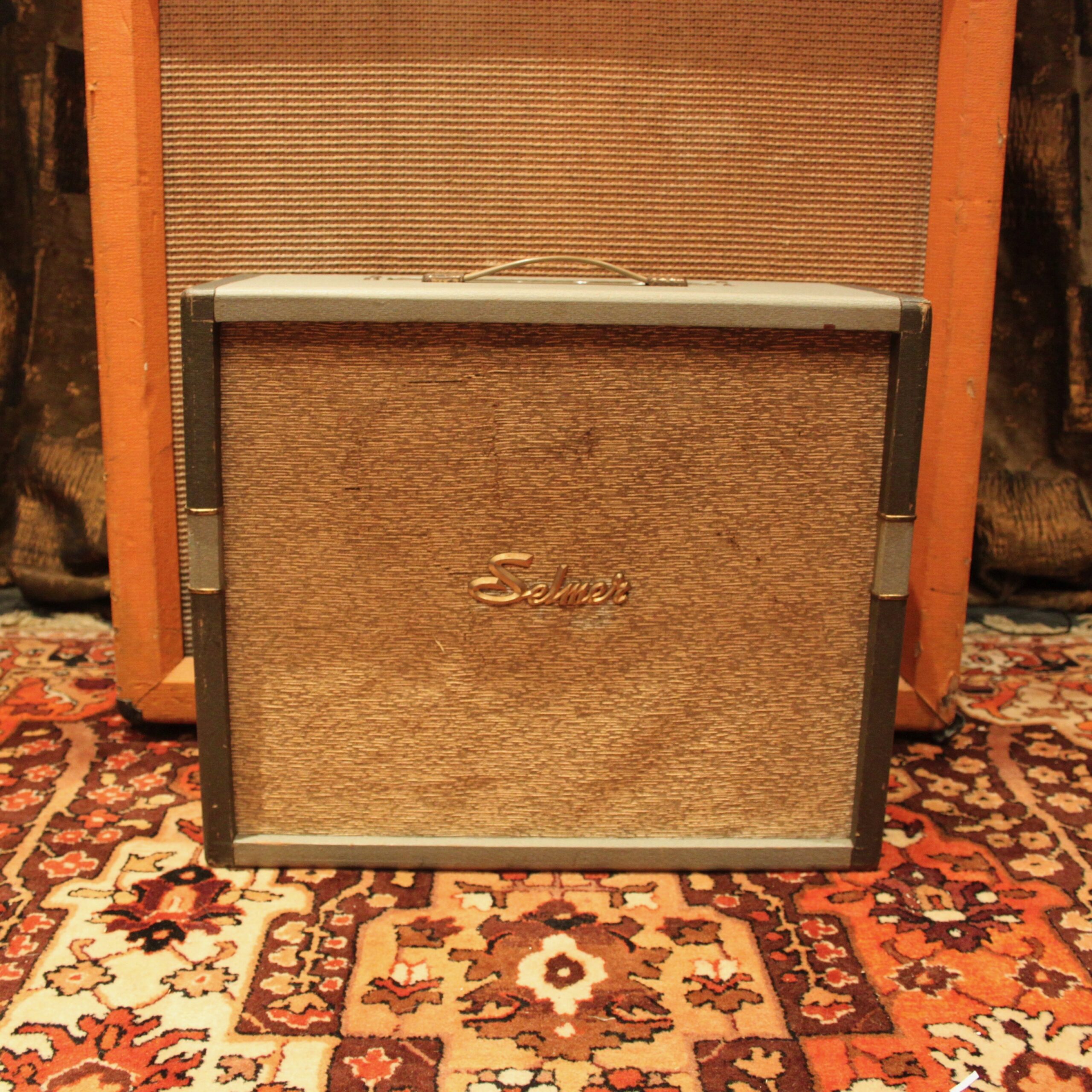 Vintage 1961 Selmer Truvoice TV12 The Professional Grey Valve Amplifier Vintage 1961 Selmer Truvoice TV12 The Professional Grey Valve Amplifier