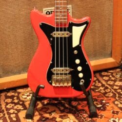 Vintage 1962 Burns Sonic Red Cherry Maple Bass Guitar