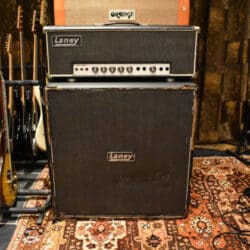 Vintage 1970s Laney Sound 100w Supergroup Amplifier Head Cabinet