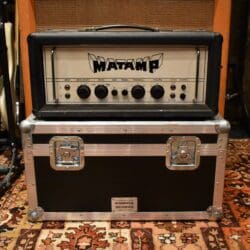 Vintage 1970s Matamp GT100 100w Orange Valve Amp Flightcase