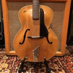 Vintage 1956 1957 Hofner Senator Natural Blonde Acoustic Guitar