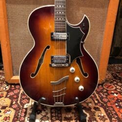 Vintage 1965 Hofner President Florentine Thinline 66 Electric Guitar
