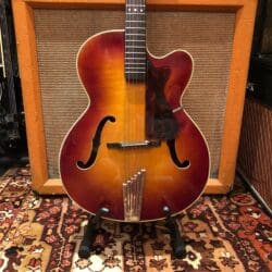 Vintage 1965 Hofner Senator Type 66 Cherry Sunburst Guitar 4.3lbs