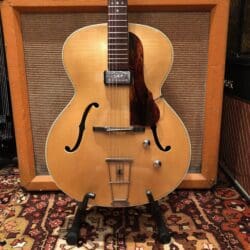 Vintage 1959 Hofner Senator Blonde Electric Guitar 4.9lbs Hard Case
