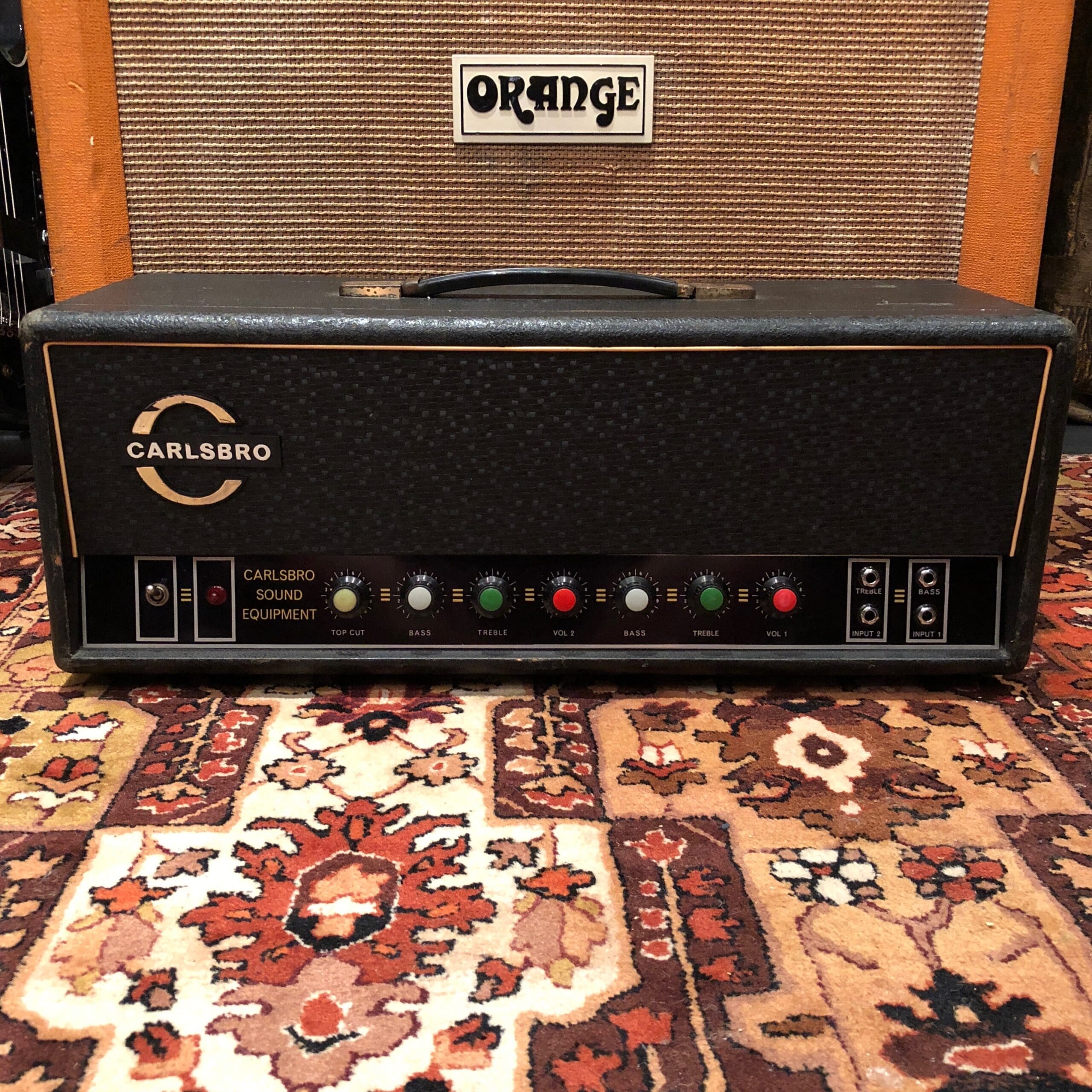 Vintage 1960s Carlsbro 60w EL34 CS60TC Valve Guitar Amplifier Vintage 1960s Carlsbro 60w EL34 CS60TC Valve Guitar Amplifier