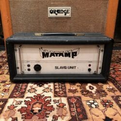Vintage 1970s Matamp Orange Slave Unit SL100 Valve Amplifier Head