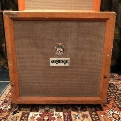 Vintage 1978 Orange 4x12 Original Guitar Cabinet Amplifier Celestion G12H