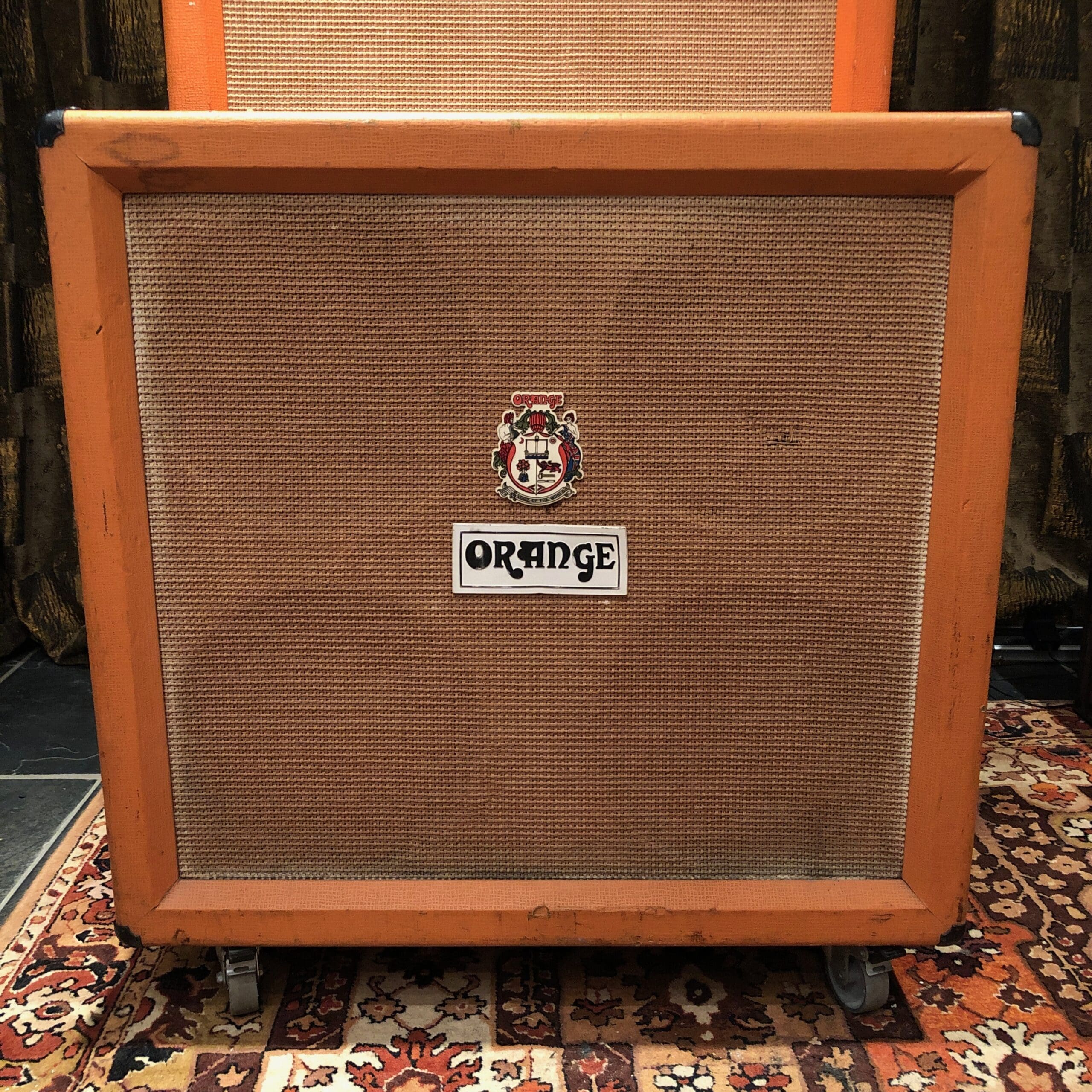 vintage an・an no.12 Vintage 1974 Orange 4x12 Original Guitar Cabinet Amplifier Fane