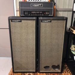Pair 2x Vintage 1973 Hiwatt Custom 4x12 SE4125 Cabinet Columns