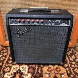 Vintage 1980s Fender Champ 12 Red Knob USA Valve Amplifier