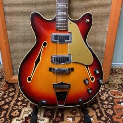Vintage 1973 Fender Coronado II 2 USA Sunburst Electric Guitar