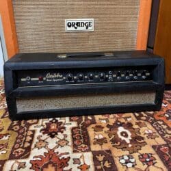 Vintage 1960s 1964 Carlsbro CS50 Twin PA Script Logo Amplifier