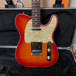 2010 Fender Telecaster USA American Deluxe Cherry Sunburst Guitar