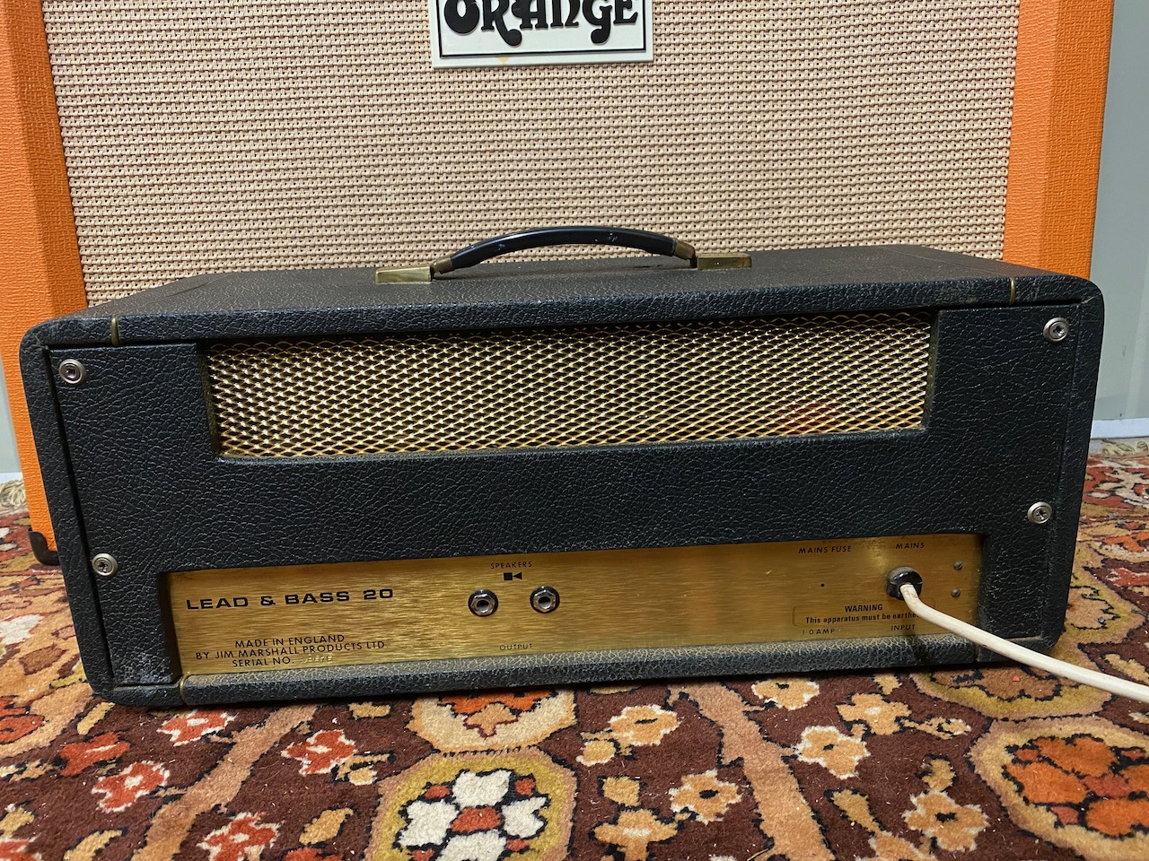 【希少・英国製】Marshall Bass 20 Vintage 1973 Marshall Lead Bass 20 20w Amplifier Head -
