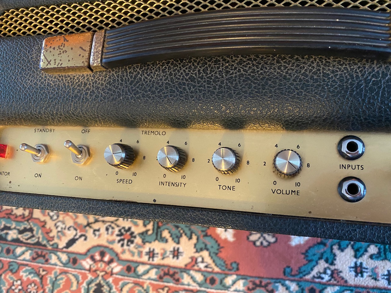 Vintage 1968 Marshall Popular 1930 Pinstripe 2x10 Amplifier Combo -