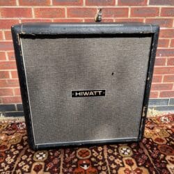 Vintage 1973 Hiwatt SE4123 4x12 Guitar Amplifier Cabinet