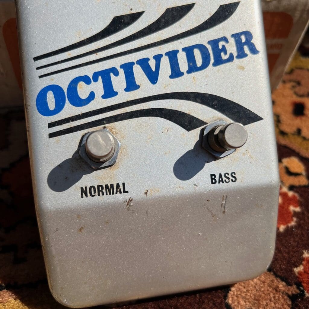 Vintage 1970s Colorsound Sola Sound Octivider Effects Pedal