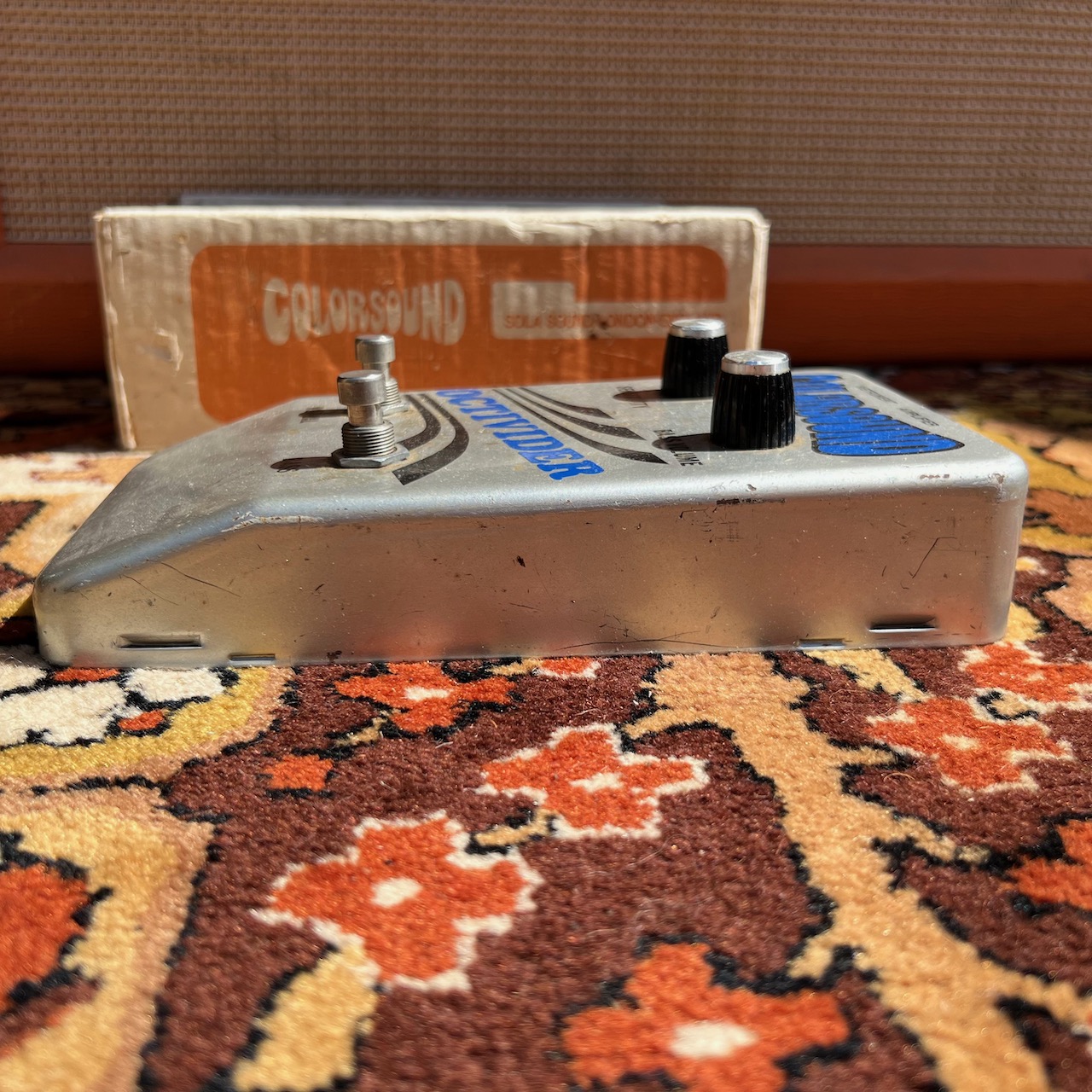 Vintage 1970s Colorsound Sola Sound Octivider Effects Pedal -