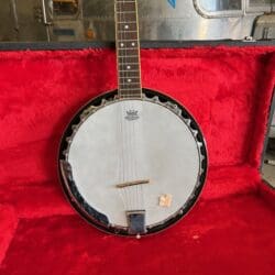 Vintage Ashbury 6 String Made in Korea Banjo with Hard Case