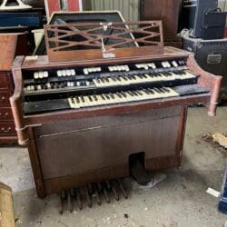 Vintage 1960s Hammond M100 Series Split Organ Ronnie Lane Studio