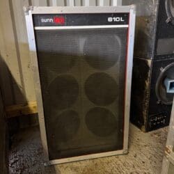 Vintage 1970s Sunn 610L 6x10 Guitar Bass Speaker Cabinet Ronnie Lane