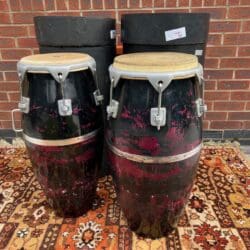 Vintage 1970s Natal LP Fibreglass Congas Ex Strawberry Studios