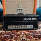 Vintage 1970s 1971 Sound City 120 L120 Lead Amplifier Head