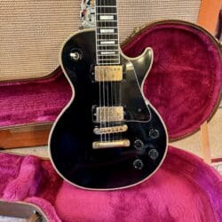 Vintage 1983 Gibson Les Paul Custom Black Beauty Guitar