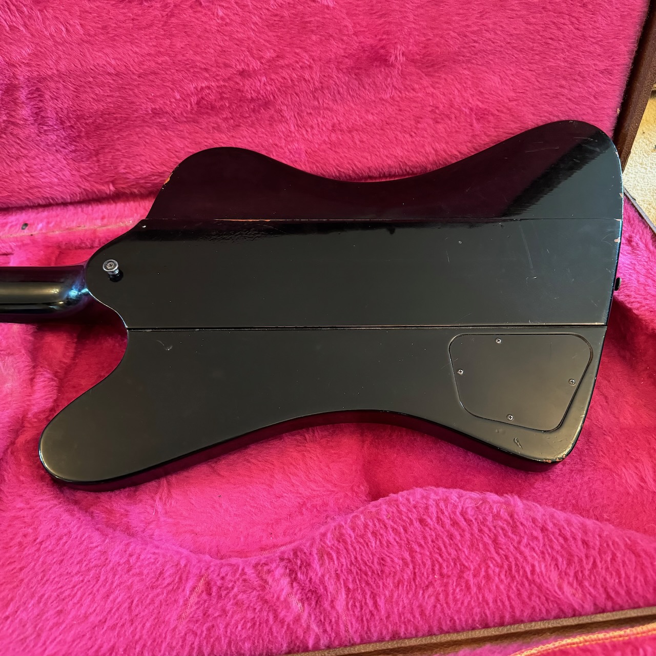 Vintage 1990 Gibson Thunderbird USA Black Bass Guitar OHSC -