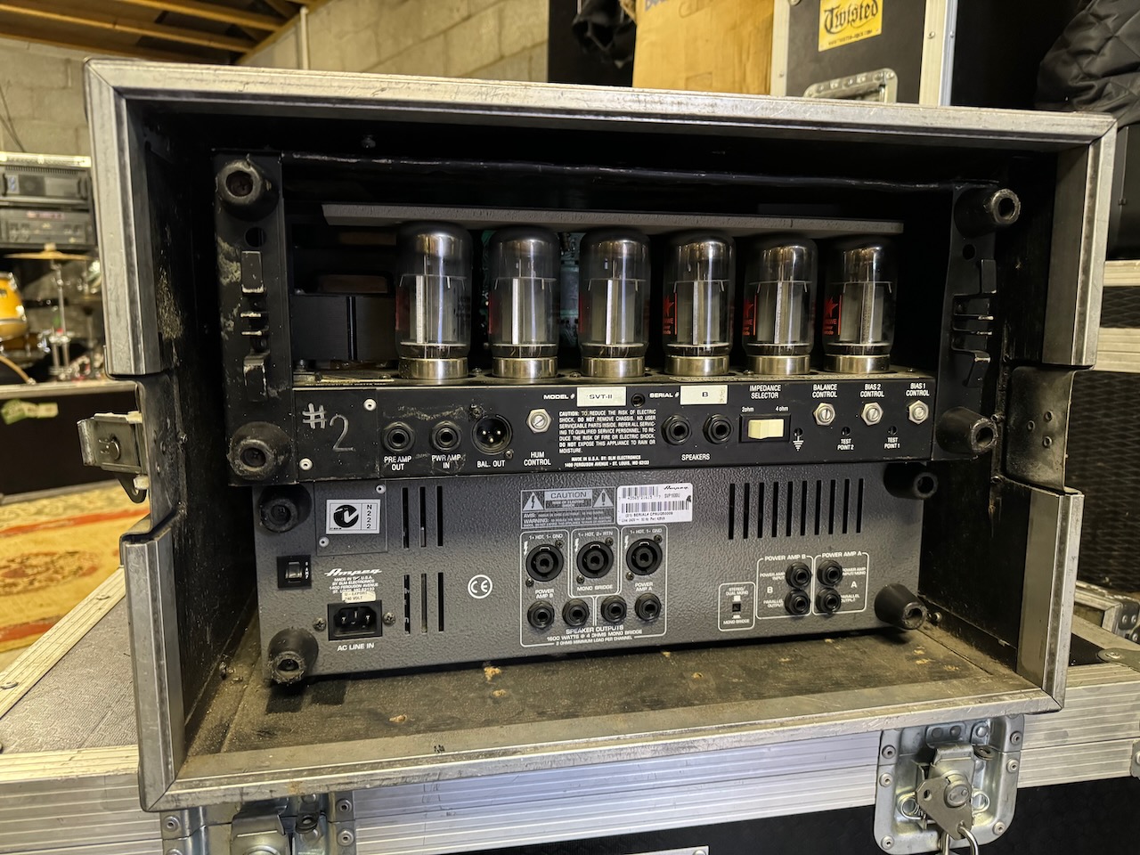 Vintage Ampeg USA SVT II 2 Non Pro SVP1600 Amplifier -