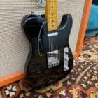 Vintage 1983 1984 Fender Squier Telecaster MIJ SQ Black Guitar
