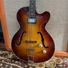 Vintage 1964 Hofner Senator Bass Sunburst Guitar 1960s