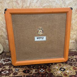 Vintage 1971 Orange 4x12 Cabinet Amplifier Unloaded 1970s
