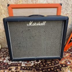 Vintage 1974 Marshall 2045 2x12 Guitar Cabinet Celestion Greyback