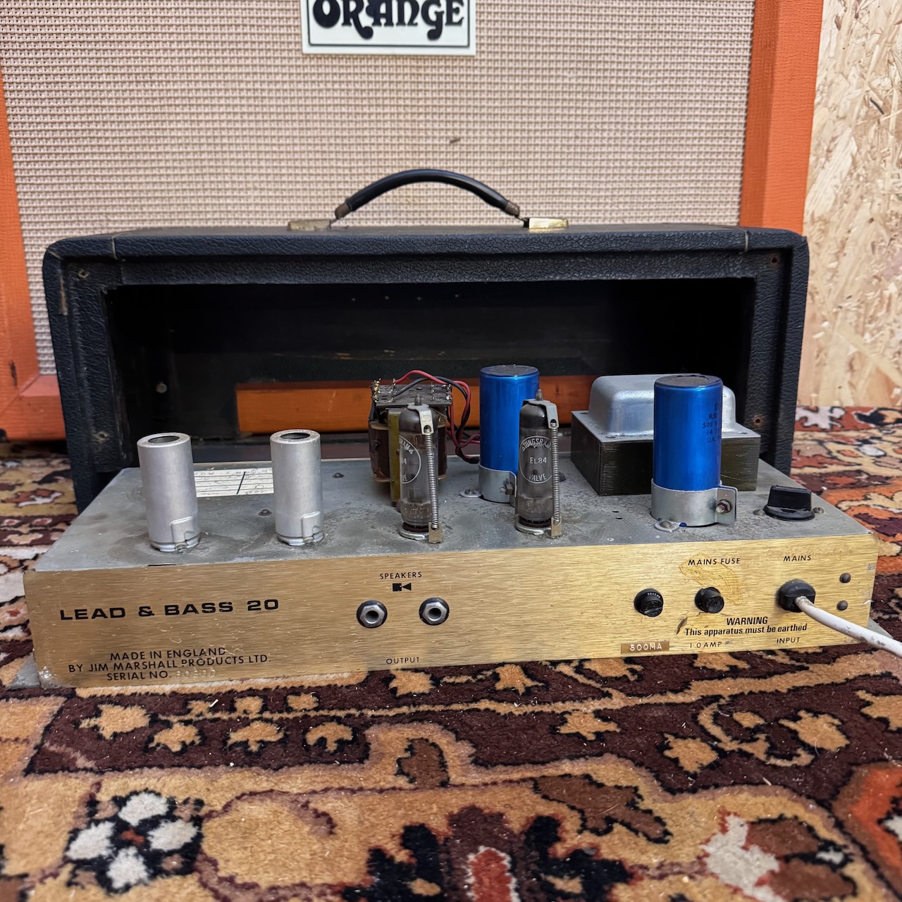 Vintage 1971 Marshall JMP Lead Bass 20 2061 Original Amplifier -
