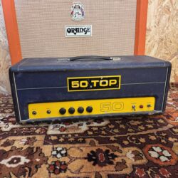 Vintage 1970s Carlsbro 50 Top Custom Colour Blue Amplifier Head