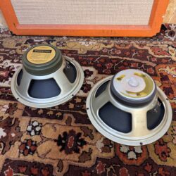 Vintage 1968 Celestion G12M 25w 16ohm T1221 Greenback Speakers