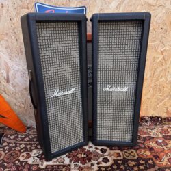Vintage 1970s Marshall 2x10 1917 Elliptical PA Speaker Columns