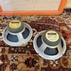 Pair Vintage 1968 Celestion G12M Greenback 25w T1221 16ohm Speakers