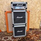 Vintage 1987 Marshall 25 50 Silver Jubilee Mini Amplifier Guitar Stack