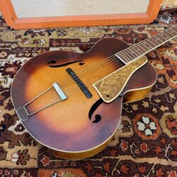 Vintage 1930s Slingerland USA Nite Hawk Sunburst Archtop Jazz Guitar